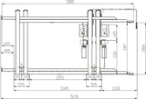 PP-8SU CAR PARKING STORAGE HOIST 3.6Ton Electric Safety Locks