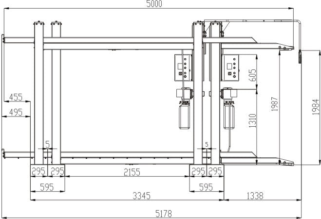 PP-8SU CAR PARKING STORAGE HOIST 3.6Ton Electric Safety Locks