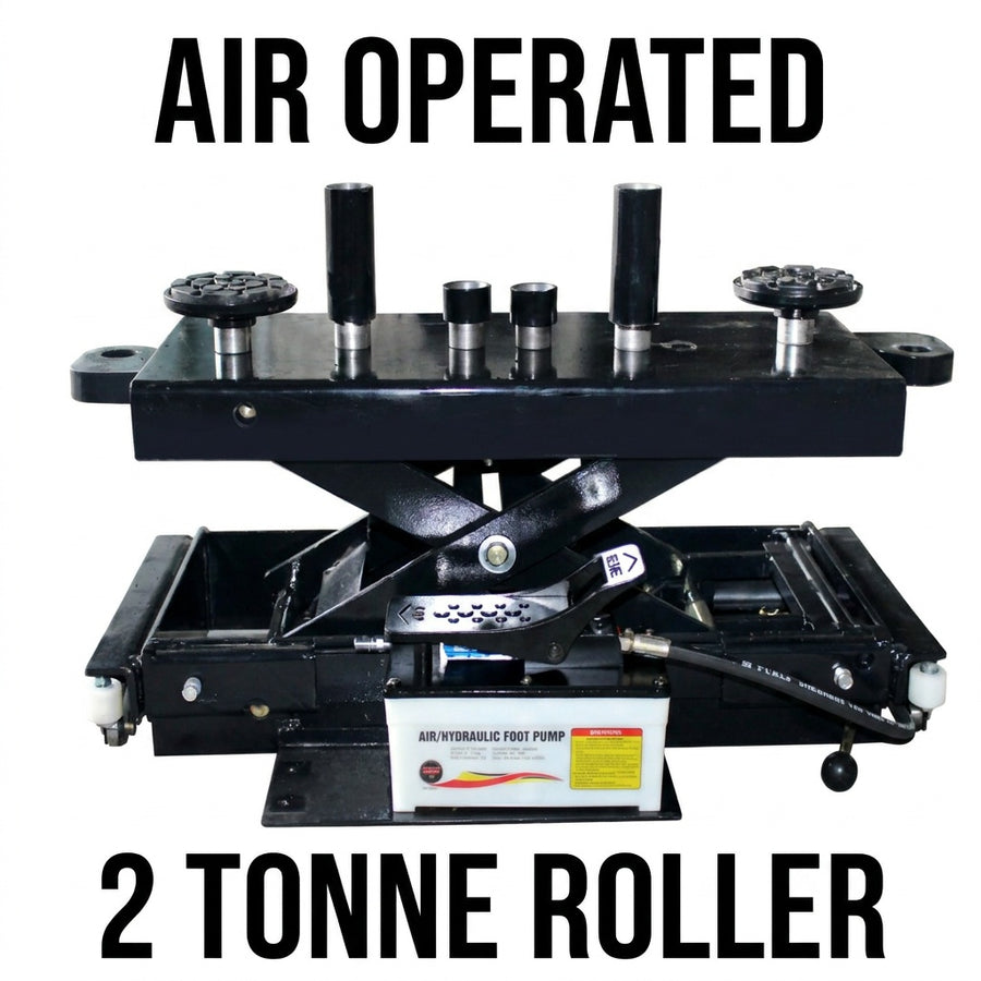 RJQ-4500 Air Operated 2 Tonne Pneumatic Car Hoist Rolling Bridge Jack suits YL-4.0B