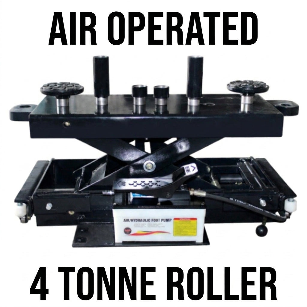 RJQ-9000 Heavy Duty 4 Tonne Rolling Bridge Jack for Truck Hoist Air Operated Suit YL-8000