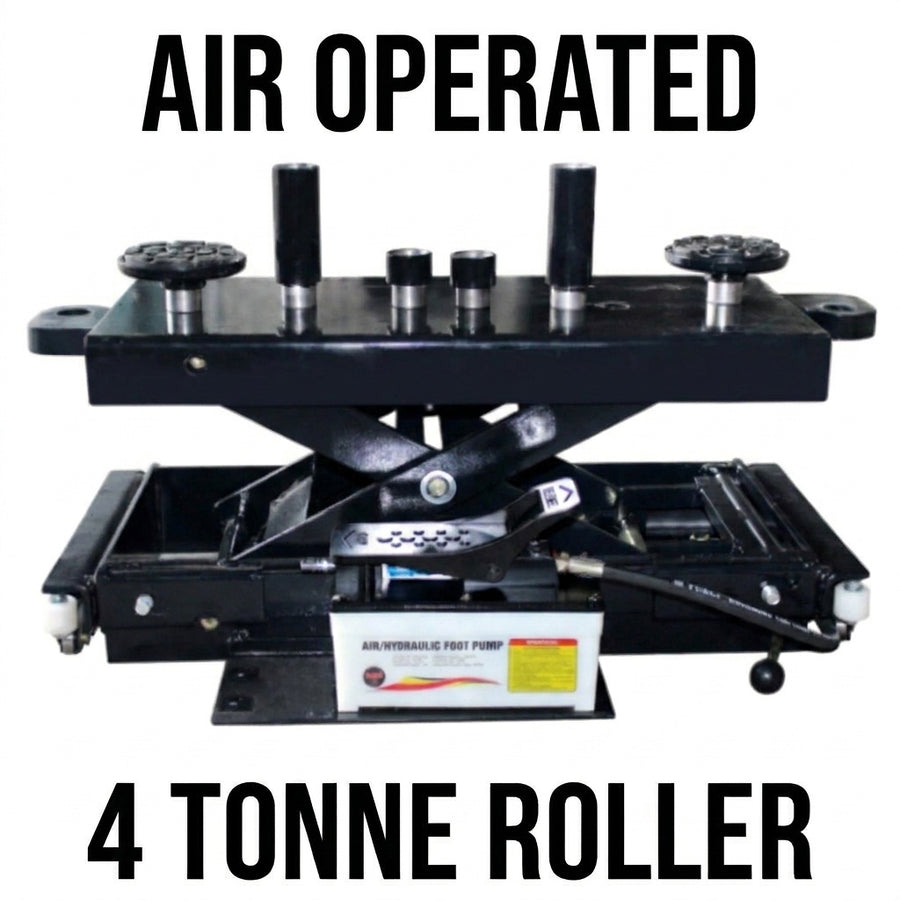 RJQ-9000 Heavy Duty 4 Tonne Rolling Bridge Jack for Truck Hoist Air Operated Suit YL-8000