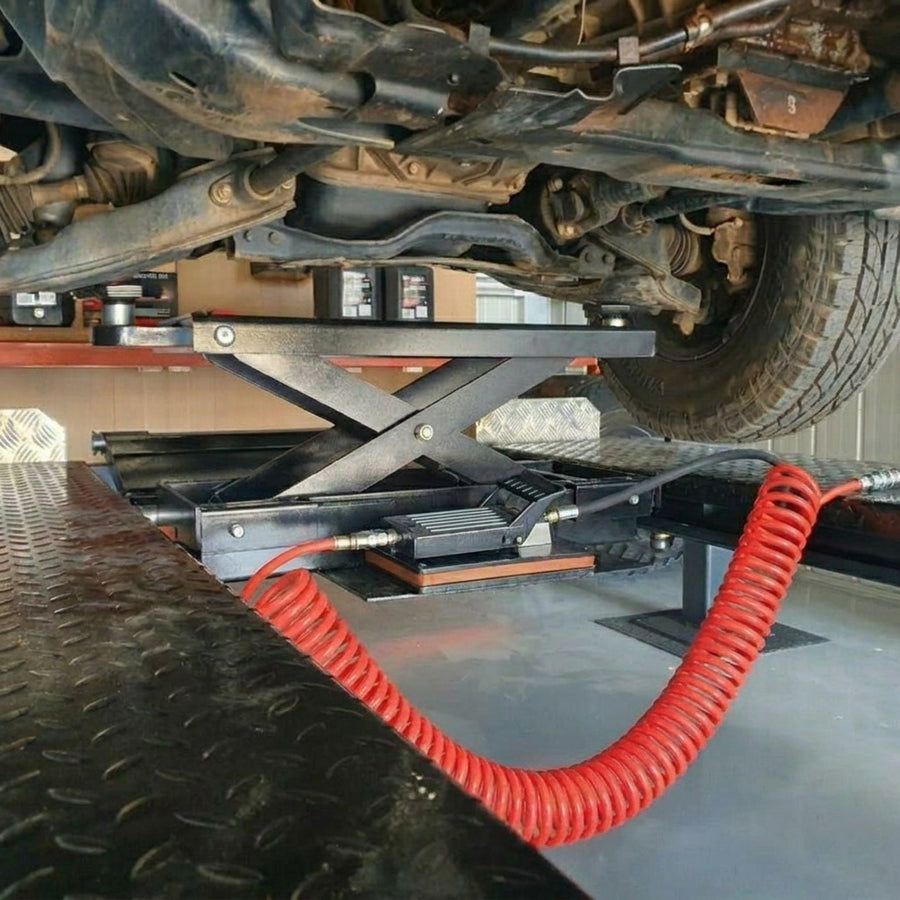 RJQ-3500 Air Operated 2 Tonne Pneumatic Car Hoist Rolling Bridge Jack Suits AYL4000, AYL4000H