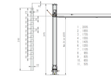 Highlift AYL4000-H 4 Post Car Hoist 4 Tonne Extra High Workshop Storage Hoist