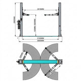 4.5 Tonne Base Plate Car Hoist Single Point Release YL-245