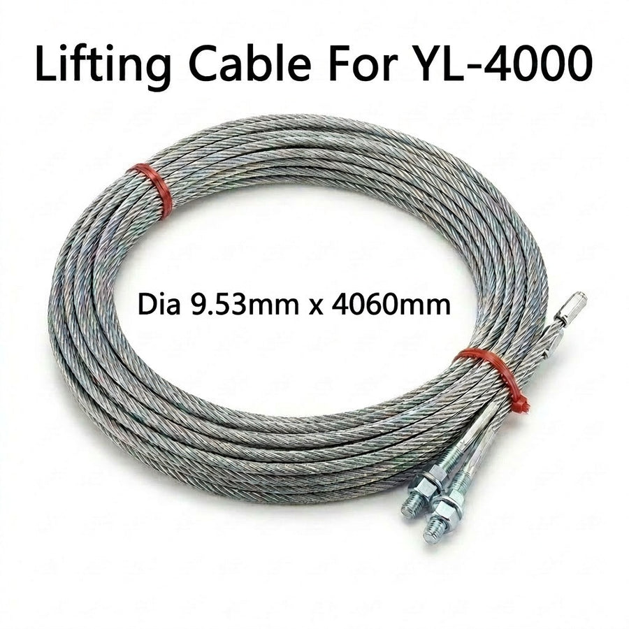 Lifting Cables For 4 Post Vehicle Lifts 4 Tonne To 15 Tonne