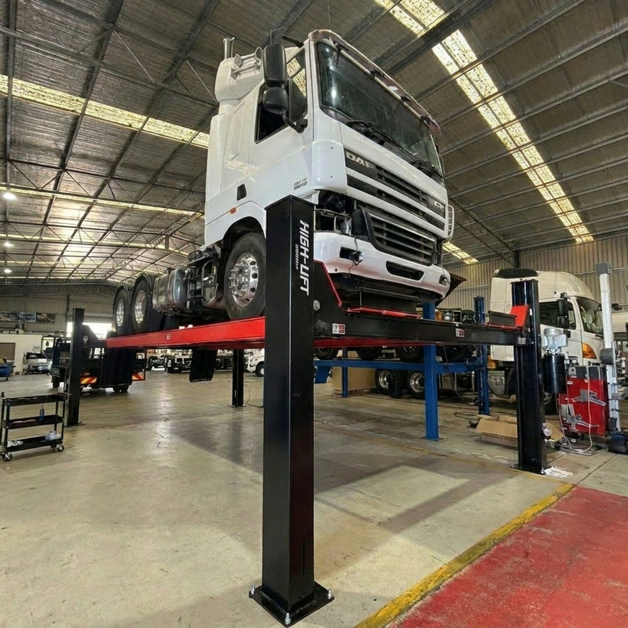 Highlift YL-12, 12 Ton 4 Post Truck Hoist Extra Long 7.5Meters