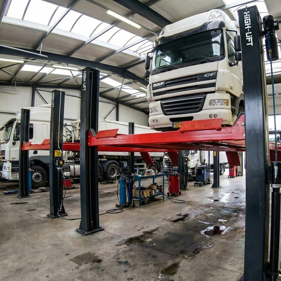 Highlift YL-12, 12 Ton 4 Post Truck Hoist Extra Long 7.5Meters