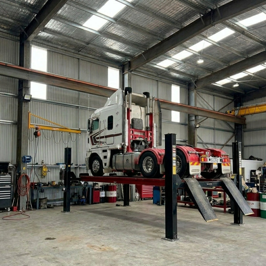 Highlift YL-12, 12 Ton 4 Post Truck Hoist Extra Long 7.5Meters