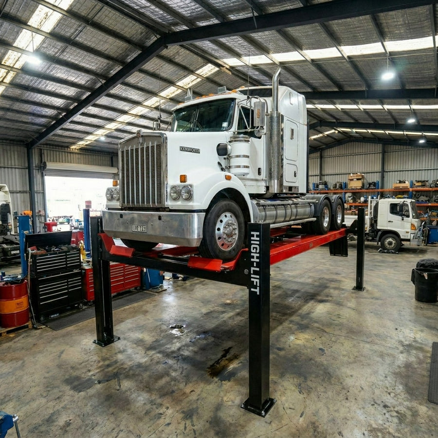 Highlift YL-12, 12 Ton 4 Post Truck Hoist Extra Long 7.5Meters