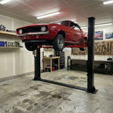 2.4m High Low Profile 4.5 Tonne Base Plate Car Hoist Electric Locks Suitable for Home Garage - YL-240SE