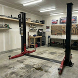 2.4m High Low Profile 4.5 Tonne Base Plate Car Hoist Electric Locks Suitable for Home Garage - YL-240SE
