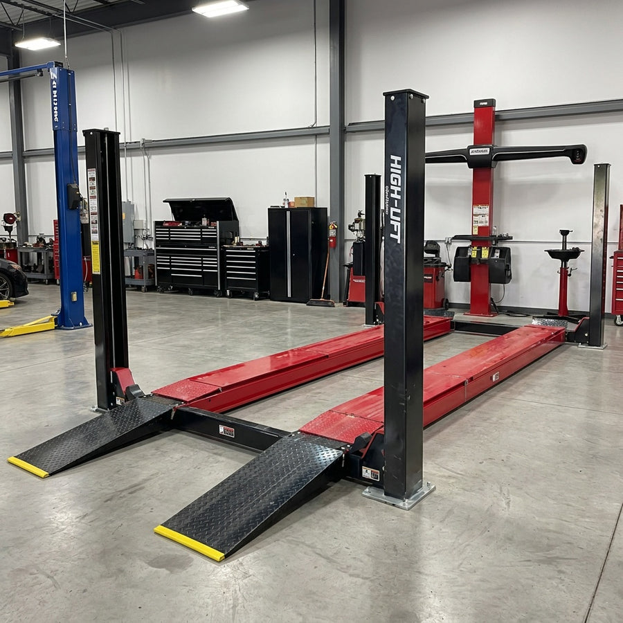 Highlift YL-6500, 6.5 Tonne 4 Post Commercial Use Wheel Alignment Car, Truck Hoist