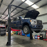 6.0 Tonne YL-650E Clear Floor Car Hoist Extra High Columns, Electric Lock Release 6000kg