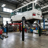 Highlift YL-8000 8 Tonne 4 Post Truck, Car Commercial Use with Wheel Alignment Slip Plates