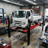 Highlift YL-8000 8 Tonne 4 Post Truck, Car Commercial Use with Wheel Alignment Slip Plates