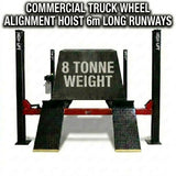 Highlift YL-8000 8 Tonne 4 Post Truck, Car Commercial Use with Wheel Alignment Slip Plates
