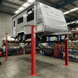 FYLPF-4500  4 Post Car Hoist 4.5 Tonne Extra High & Wide Model with caster kit