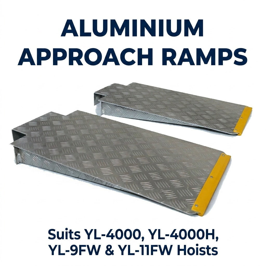 Car Hoist Light Weight Aluminium Ramps To Suit AYL-4000, AYL-4000H, YL-9FW and YL-11FW 4 Post Car Hoists