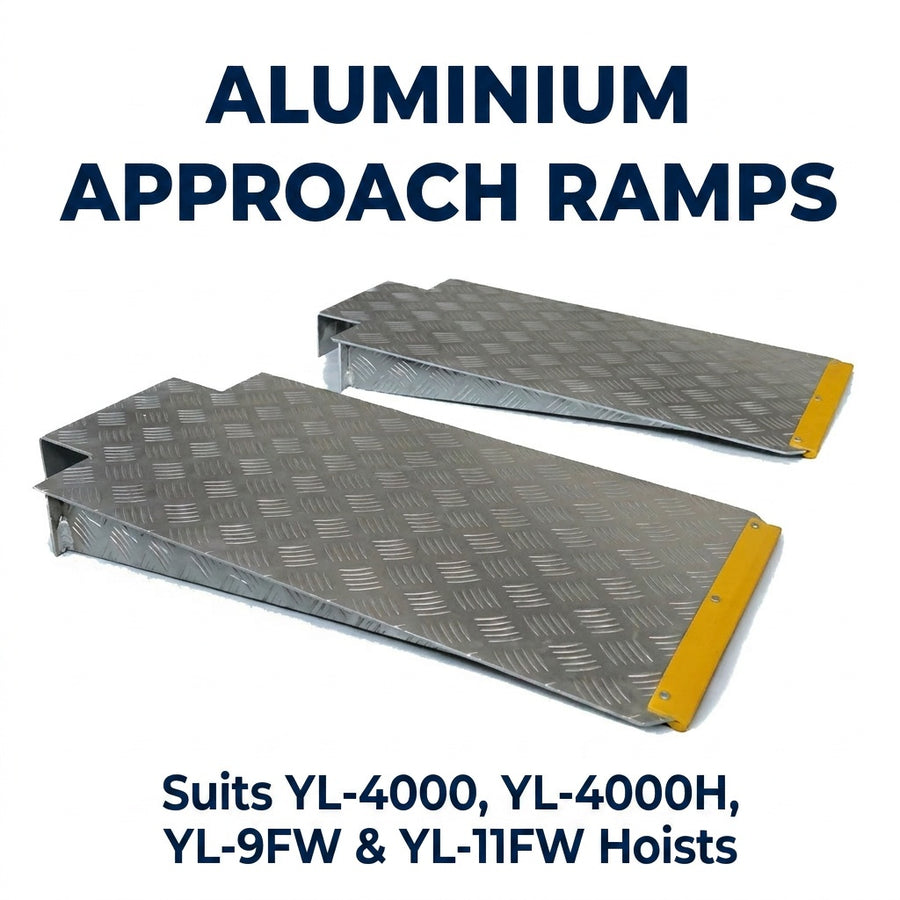 Car Hoist Light Weight Aluminium Ramps To Suit AYL-4000, AYL-4000H, YL-9FW and YL-11FW 4 Post Car Hoists
