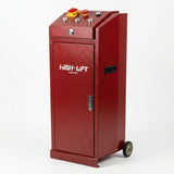 Highlift YL635BE CAR SCISSOR LIFT Max Lift Capacity 3.5Tonne With Electric Locks, Wheel Kit & Rubber Pads