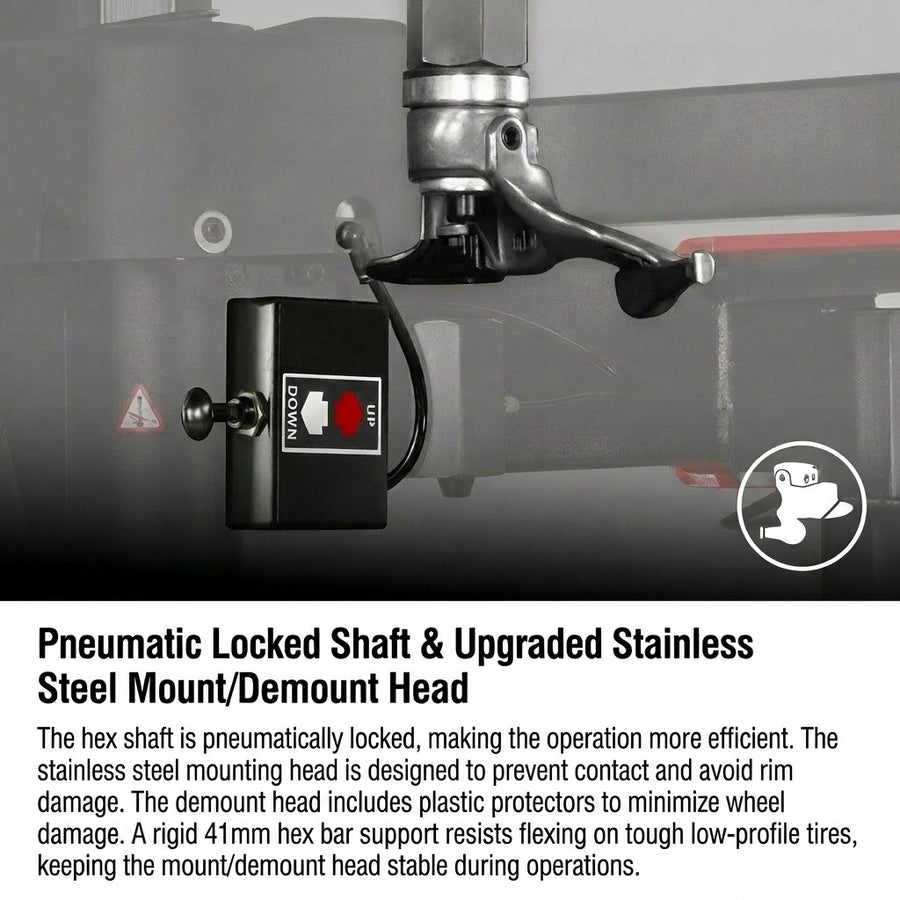 DS-706C3 24" Rim Assist Arm Tyre Changer Swing Arm Wheel Changer