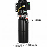 Three Phase 415v 10amp Car Hoist Hydraulic Pump Power Pack 10L Steel Tank
