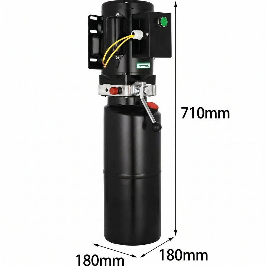 Three Phase 415v 10amp Car Hoist Hydraulic Pump Power Pack 10L Steel Tank