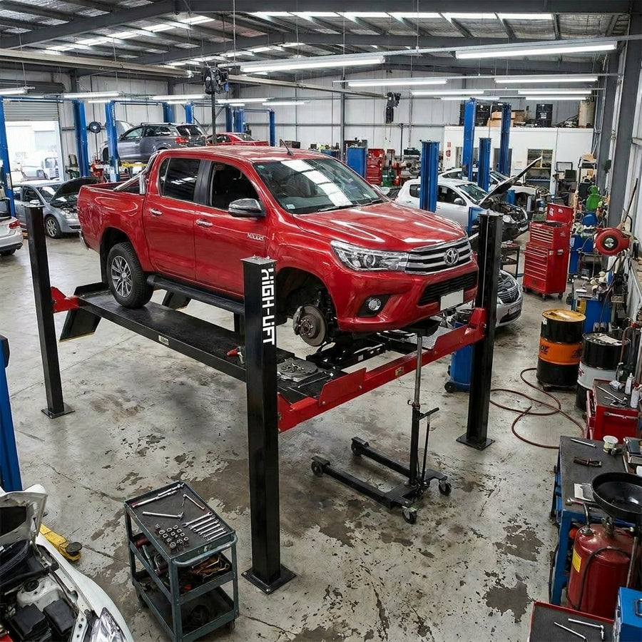 Highlift YL-5500 5.5 Tonne 4 Post Commercial Heavy Duty Car Hoist