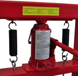 12-Ton Hydraulic Shop Floor Press with Press Plates and H Frame is Ideal for Gears and Bearings (inc GST)