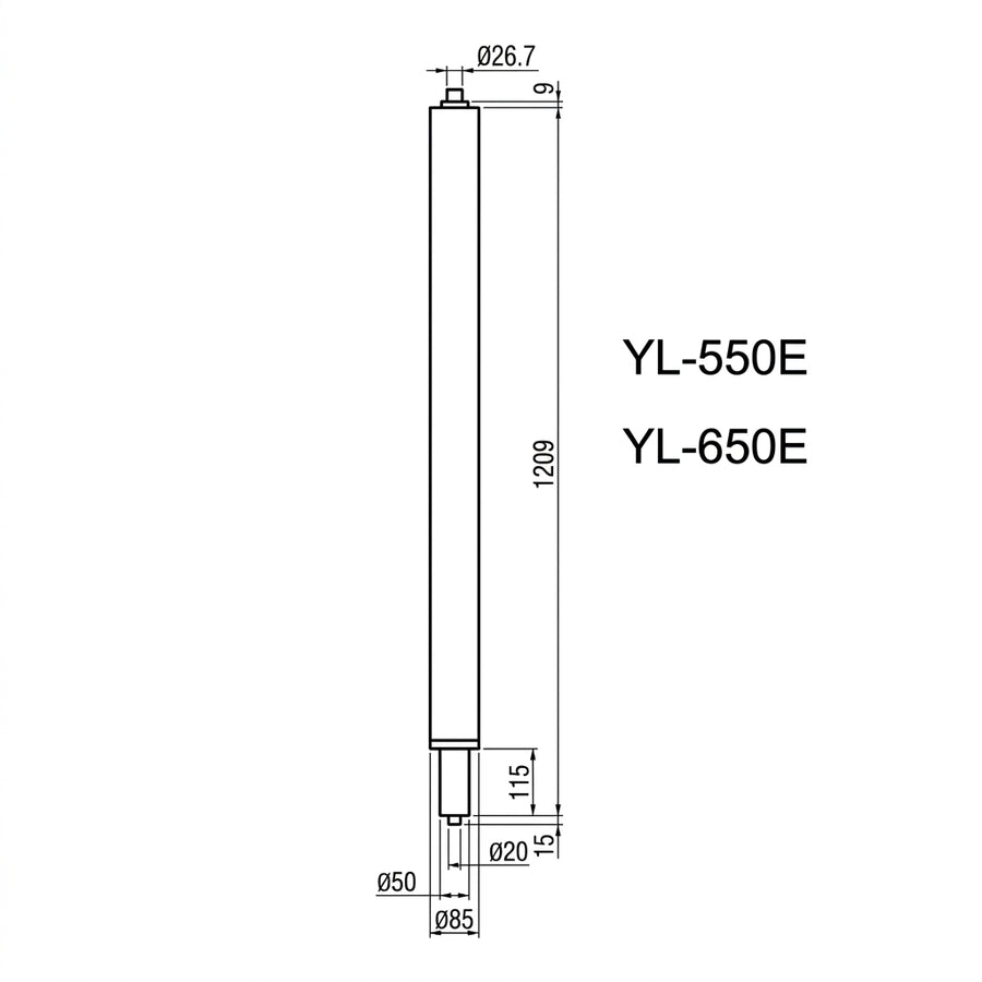 Hydraulic Cylinder/Rams for 2 Post Vehicle Hoists 4 Tonne to 6 Tonne