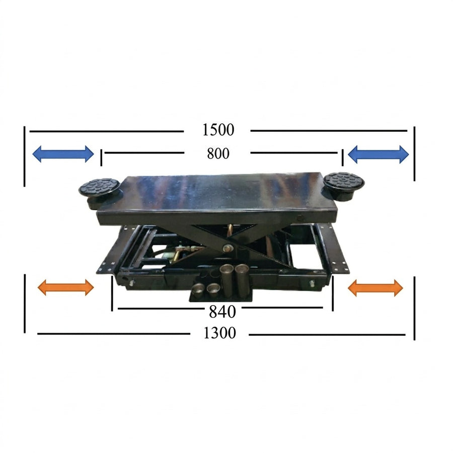 RJ-3500 Hand Operated 1.6 Tonne 4 post Car Hoist Rolling Bridge (Sliding) Jack Suits AYL4000, AYL4000H