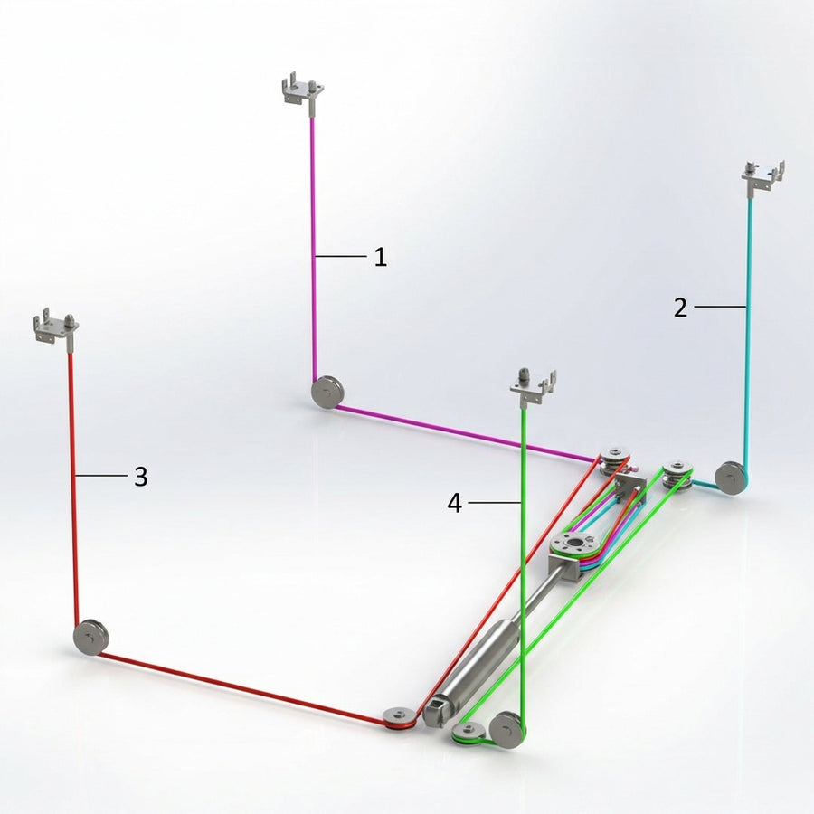 Replacement Lifting Cables for YL-6500 4 Post Hoist
