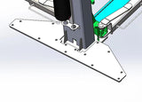 2 Post Car Hoist Base Support, Reinforcement Plates For YL-240 & YL-340