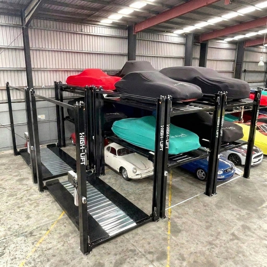 Highlift Triple Stacker Car Parking Storage Hoist 4.5Tonne