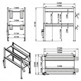 Highlift Triple Stacker Car Parking Storage Hoist 4.5Tonne