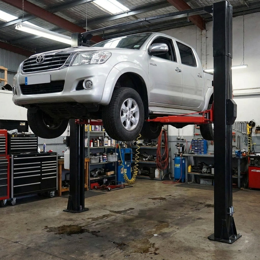 4.5 Tonne Clear Floor Car Hoist Single Point Release 2020mm Lift Height, 4 x 3 Stage arms YL-345