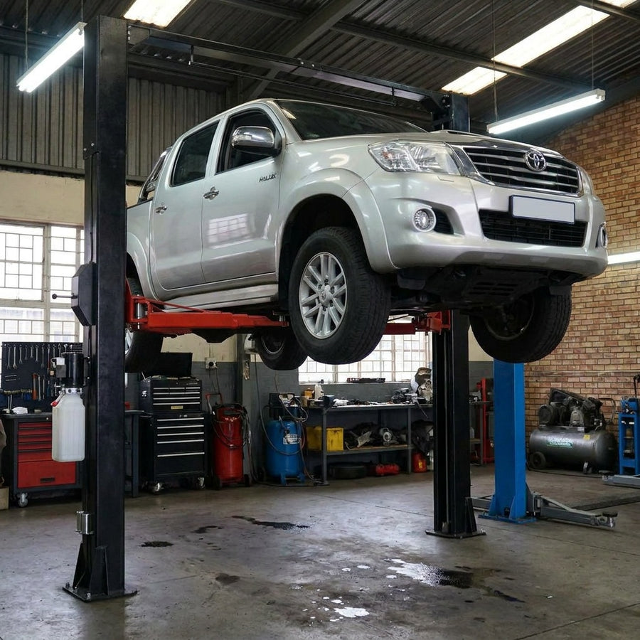 4.5 Tonne Clear Floor Car Hoist Single Point Release 2020mm Lift Height, 4 x 3 Stage arms YL-345