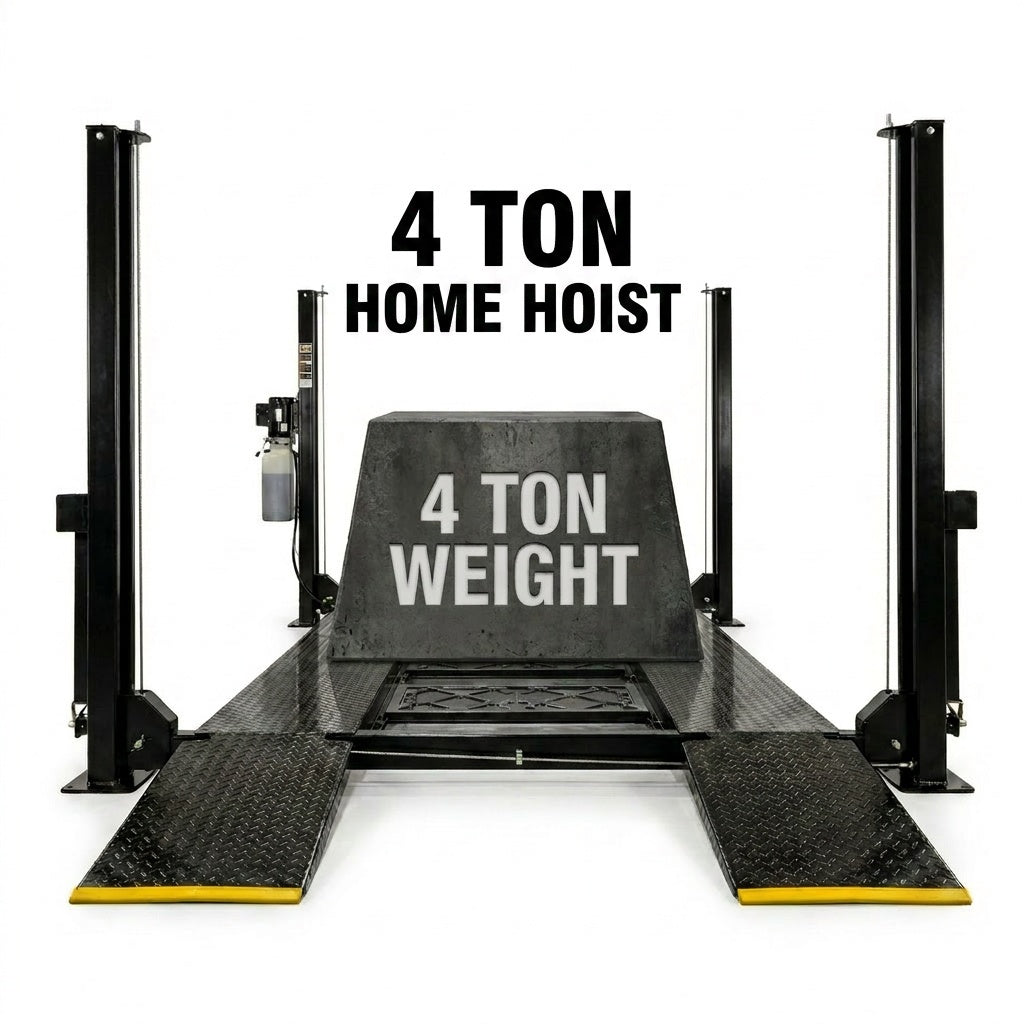 Highlift AYL4000 4 Post Car Storage Workshop Storage Hoist 4 tonne