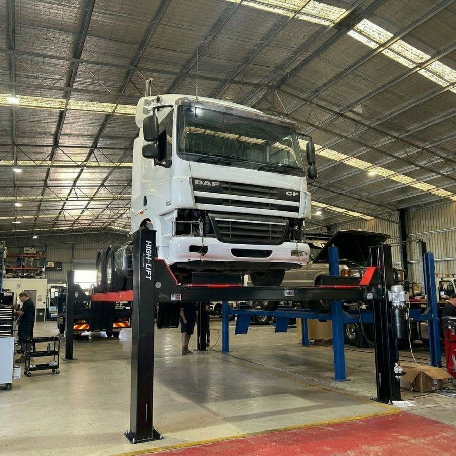 Highlift YL-12, 12 Ton 4 Post Truck Hoist Extra Long 7.5Meters