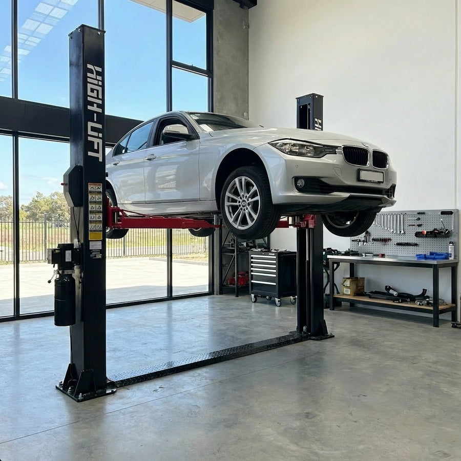 YL-250 Base Plate Car Hoist 5 Tonne Extra Thick Columns Single Point Release 5000kg