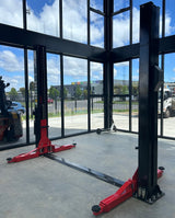 YL-250 Base Plate Car Hoist 5 Tonne Extra Thick Columns Single Point Release 5000kg
