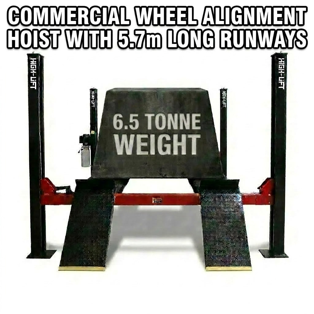Highlift YL-6500, 6.5 Tonne 4 Post Commercial Use Wheel Alignment Car, Truck Hoist