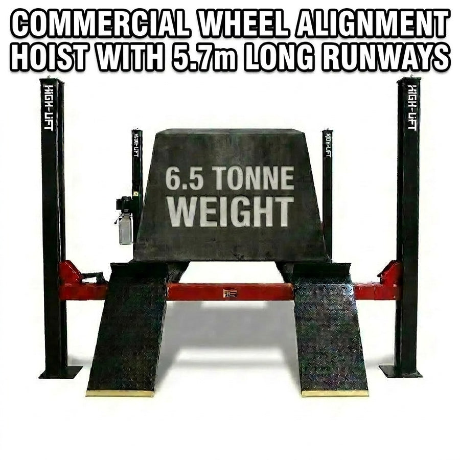 Highlift YL-6500, 6.5 Tonne 4 Post Commercial Use Wheel Alignment Car, Truck Hoist
