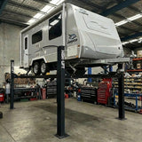 4 Post Caravan Storage Hoist 4.5 Tonne Extra High & Wide Model