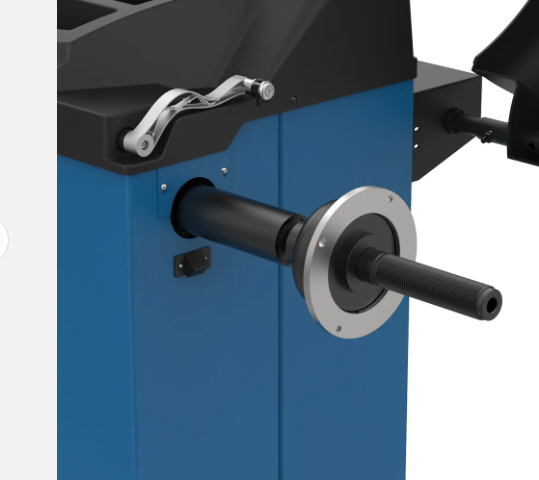 HW-9860 Fully Automatic Wheel Balancer Suite 10" to 24" Rims Laser Measurment LCD Display - Image 3