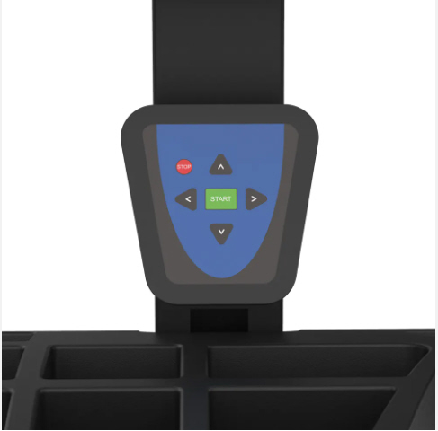 HW-9860 Fully Automatic Wheel Balancer Suite 10" to 24" Rims Laser Measurment LCD Display - Image 2