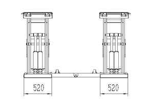 YL640BE CAR SCISSOR LIFT Max Lift Capacity 4 Tonne With Electric Locks Twin Rams, Wheel Kit & Rubber Pads (inc GST) - Image 15