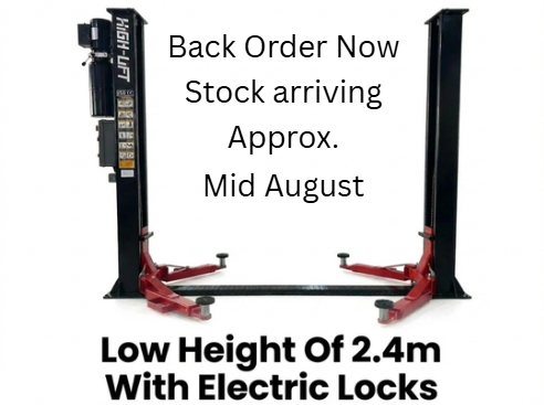 2.4m High Low Profile 4.5 Ton Base Plate Car Hoist Electric Locks Suitable for Home Garage - YL-240SE