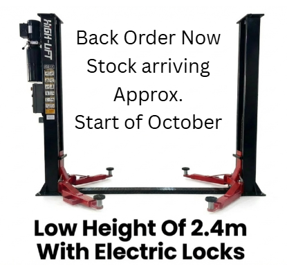 2.4m High Low Profile 4.5 Ton Base Plate Car Hoist Electric Locks Suitable for Home Garage - YL-240SE