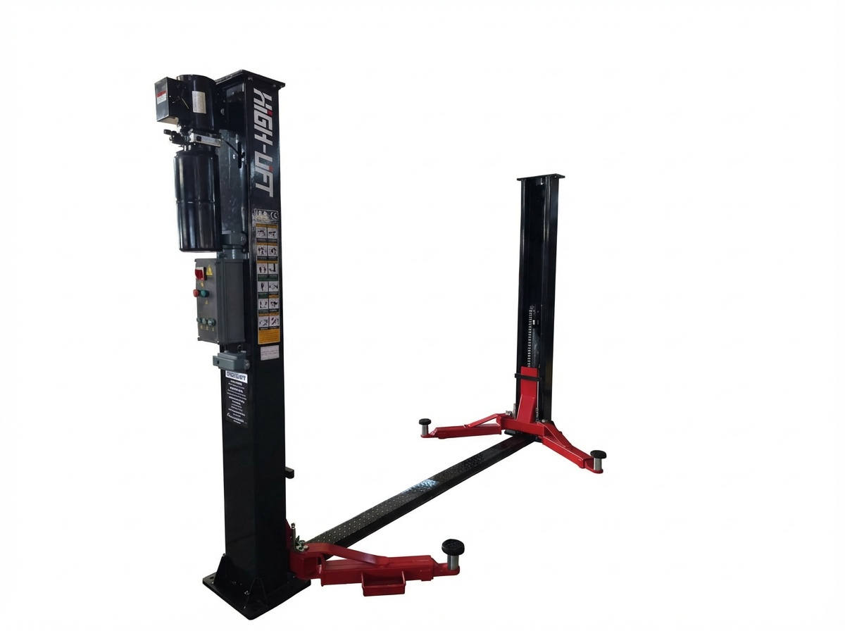 2.4m High Low Profile 4.5 Ton Base Plate Car Hoist Electric Locks Suitable for Home Garage - Image 4